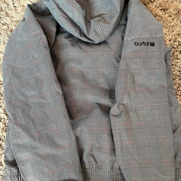Burton Womens Large Plaid Ski Jacket - Picture 5 of 5